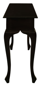 Queen Ann 2 Drawer Sofa Table (Chocolate) - Top-Down View