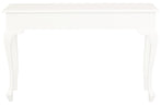 Queen Ann 2 Drawer Sofa Table (White)