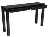 Amsterdam 2 Drawer Sofa Table (Chocolate) - Front View