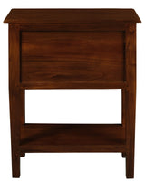 Tasmania 3 Drawer Sofa Table - Mahogany - Top-Down View