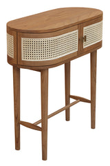 Kelly 2 Door Console Table (Almond) - Front View