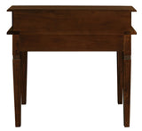 Winston 6 Drawer Solid Timber Writing Desk (Mahogany) - Top-Down View