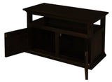 Tasmania 2 Door TV Stand (Chocolate) - Side View