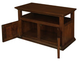 Tasmania 2 Door TV Stand (Mahogany) - Front View