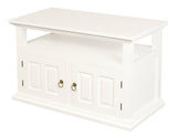 Tasmania 2 Door TV Stand (White)