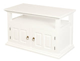 Tasmania 2 Door TV Stand (White) - Front View