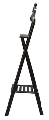 Milly Solid Timber Folded Vallet (Chocolate) - Side View