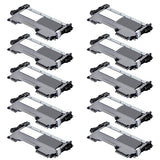 Compatible Premium 10 x TN2250 Toner Cartridge - 2600 pages - for use in Brother Printers