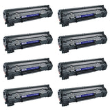 Compatible Premium 8 x 78A Black (CE278A) Toner Cartridge - for use in HP Printers