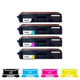 Compatible Premium 5-Pack Brother TN443 Compatible Toner Combo [2BK,1C,1M,1Y] - for use in Brother Printers