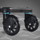 Baby Jogger Glider Board 2 in 1 Kid Stroller Board with Dismountable Seat AU black wheel - Front View