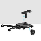Baby Jogger Glider Board 2 in 1 Kid Stroller Board with Dismountable Seat AU pink wheel - Extra Image