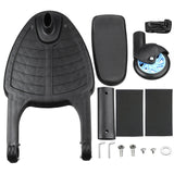 Stroller Step Board Toddler Buggys Wheel Standing Board Skateboard For Pram Kids Blue - Side View