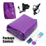 Folding Inflatable Bathtub Portable PVC Water Tub Place Room Adult Spa Bath Tub - Top-Down View