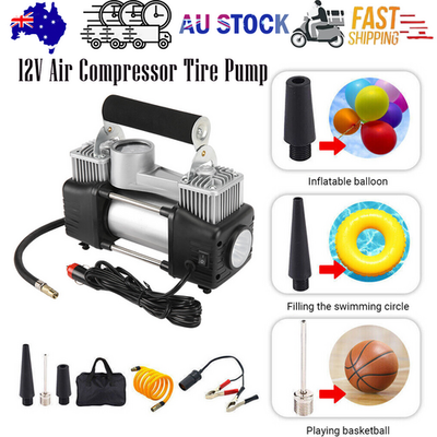 12V 150PSI Car Air Compressor Portable Tyre Deflator Inflator Pump 4WD Car Truck