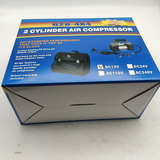 12V 150PSI Car Air Compressor Portable Tyre Deflator Inflator Pump 4WD Car Truck - Low Angle