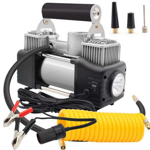 4WD Car Pump Truck 12V 150PSI Car Air Compressor Portable Tyre Deflator Inflator, image 7