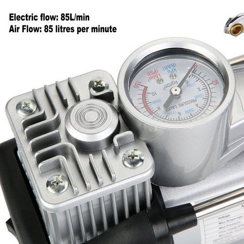 4WD Car Pump Truck 12V 150PSI Car Air Compressor Portable Tyre Deflator Inflator, image 11