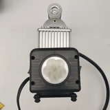 150PSI 12V Car Air Compressor Portable Tyre Deflator Inflator Pump 4WD Car Truck RED CASE - 45-Degree Angle