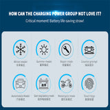 12V/24V Car Battery Charger Smart Trickle Repair Caravan Motorcycle Boat GEL/AGM - Front View