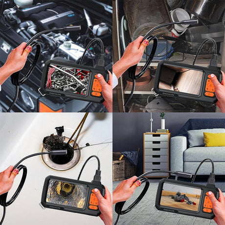 2M 8mm Lens Industrial Endoscope 1080P Digital Borescope Inspection Camera LED Lamp, image 11