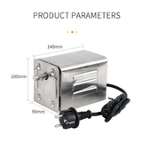 Electric BBQ Rotisserie Motor Spit Stainless Steel BBQ Campfire Motor AU Plug - Close-Up Angle