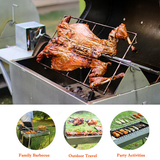 Electric BBQ Rotisserie Motor Spit Stainless Steel BBQ Campfire Motor AU Plug - Extra Image