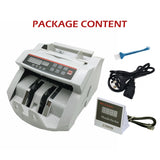 Australian currency notes Cash counter machine + Quantity digital display - Rear View