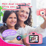 Mini Digital Children Camera Kids Camera 2.0 LCD Toy 32G Card HD - Side View