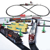 Electric Large Classic Train Set Rail Track Carriages Kids Vehicle Toy Gift - 45-Degree Angle