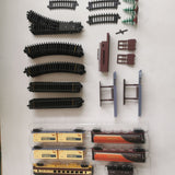 Electric Large Classic Train Set Rail Track Carriages Kids Vehicle Toy Gift - Close-Up Angle