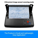 ABS Tattoo Transfer Copier Printer Machine Thermal Stencil Paper Body Art Maker - Top-Down View