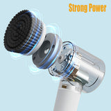 6in1 Electric Spin Scrubber Cordless Rechargeable Cleaning Brush with 6 Head Kit - 45-Degree Angle