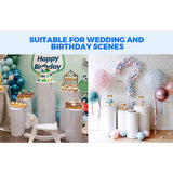 5pcs Metal Round Plinth Cylinder Pedestal Stand Wedding Decoration Cake Flower - Side View