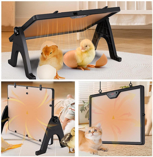 Adjustable Dual-Sided Heating Chicken Brooder Coop Heater Duck Poultry Warmer