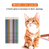 72pcs Professional Drawing Artist Kit Set Pencils and Sketch Charcoal Art Tools - Top-Down View