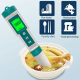7 In 1 PH Meter TDS/EC/Salt/Temp Water Quality Monitor Tester Pen Pool Aquarium - Extra Image