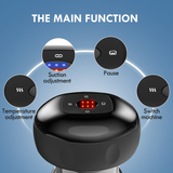 6 Levels Electric Cupping Therapy Massager Adjustable Portable Rechargeable - Top-Down View