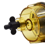 Boat Fuel Filter Fuel Water Separator Mercury/Yamaha -MARINE/OUTBOARD 10 Micron - Side View