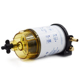 Boat Fuel Filter Fuel Water Separator Mercury/Yamaha -MARINE/OUTBOARD 10 Micron - 45-Degree Angle
