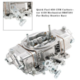 Quick Fuel 850 CFM Carburetor 4150 Mechanical BR67201 For Holley Brawler Race - Front View