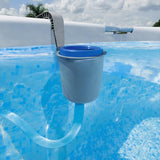 1PCS Above Ground Pool Skimmer Surface Cleaner Leaf Skimmer for Swimming Pools - Side View
