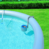 1PCS Above Ground Pool Skimmer Surface Cleaner Leaf Skimmer for Swimming Pools - Low Angle