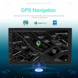 7 inch Car Radio 2 DIN GPS FM RDS WIFI w/ Rear Camera For Android IOS CarPlay AU - Side View