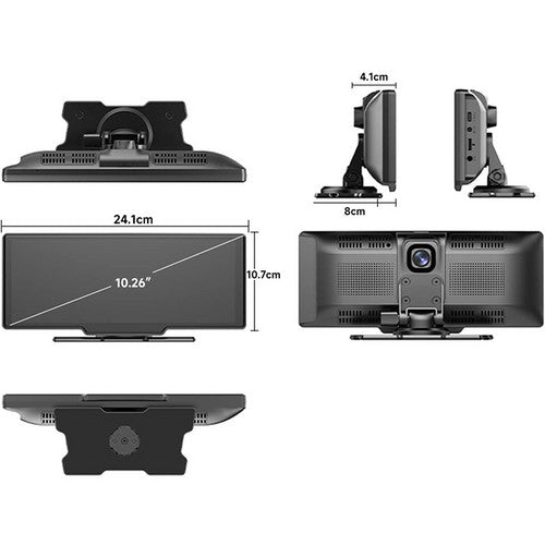 10.26 4K Car Camera Carplay Android Car GPS Navigation Dashboard Video Recorder