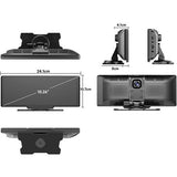 10.26 4K Car Camera Carplay Android Car GPS Navigation Dashboard Video Recorder - Front View
