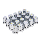 20PCS ABS Wheel Nut Covers Safety Arrow Chrome Caps For Trucks Trailers Bus AU - Front View
