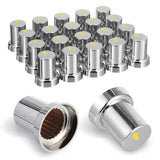 20PCS ABS Wheel Nut Covers Safety Arrow Chrome Caps For Trucks Trailers Bus AU - Side View