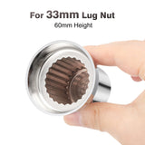 20PCS ABS Wheel Nut Covers Safety Arrow Chrome Caps For Trucks Trailers Bus AU - 45-Degree Angle