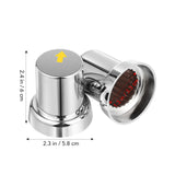 20PCS ABS Wheel Nut Covers Safety Arrow Chrome Caps For Trucks Trailers Bus AU - Low Angle